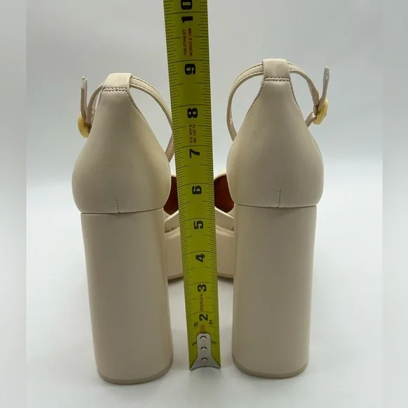 Circus by Sam Edelman Women’s Bailey Platform Heels Vanilla Color 10M Vegan NWB - Picture 9 of 12